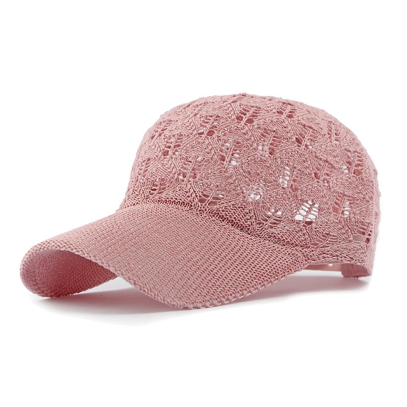 New Women's Single-color Knitted Mesh Reversible Casual Baseball Cap That Makes Your Face Look Smaller, Versatile And Adjustable. Suitable For Daily Wear, Going Shopping, Traveling Or Commuting.