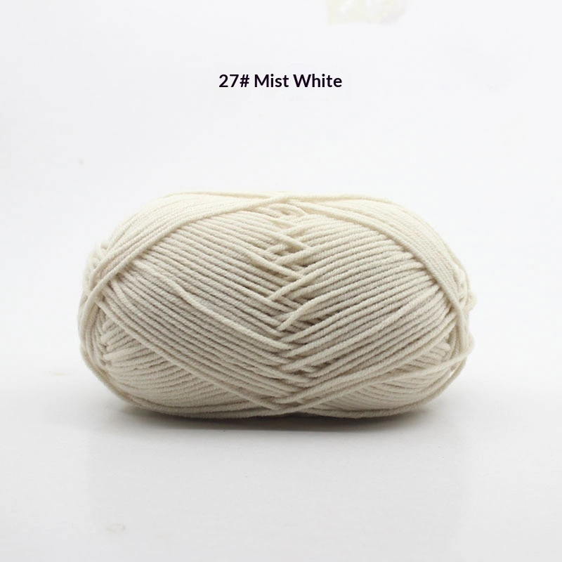 4-ply Yarn Milk Cotton Ball Medium-thick Crochet Hook For Amigurumi Dolls