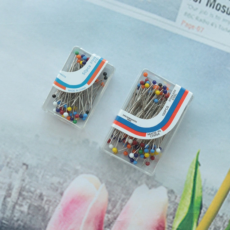 Colorful Tailors Pins For Hand Draping Available In Small And Large Sizes For Clothing