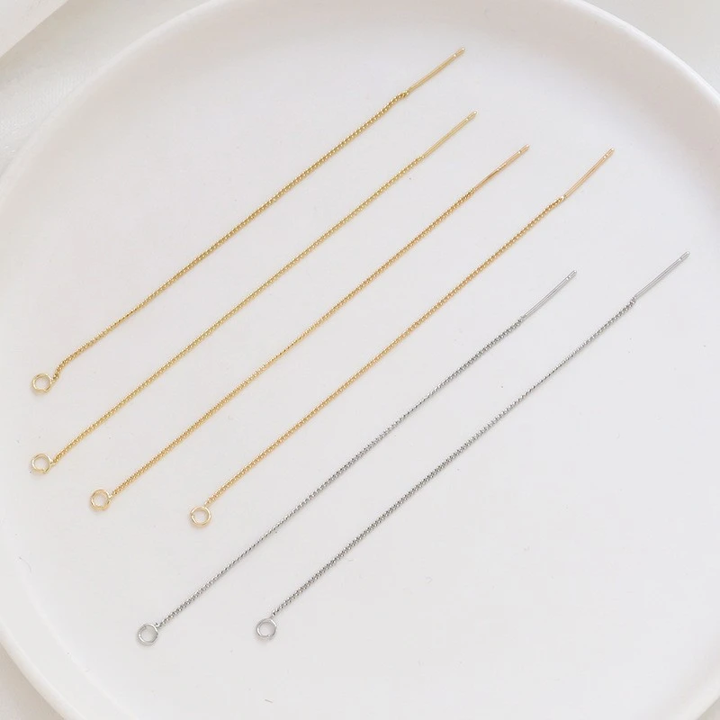 Simple-style Ear Chain For Women High-end Accessory With Gold Plating
