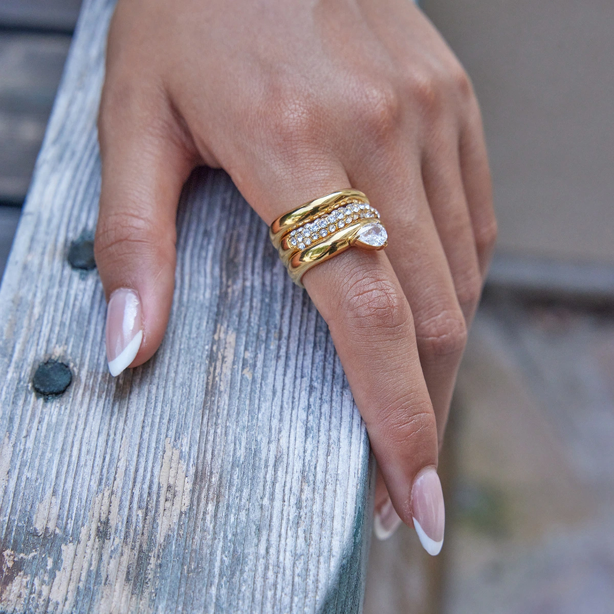 European And American Titanium Steel Rings That Wont Fade