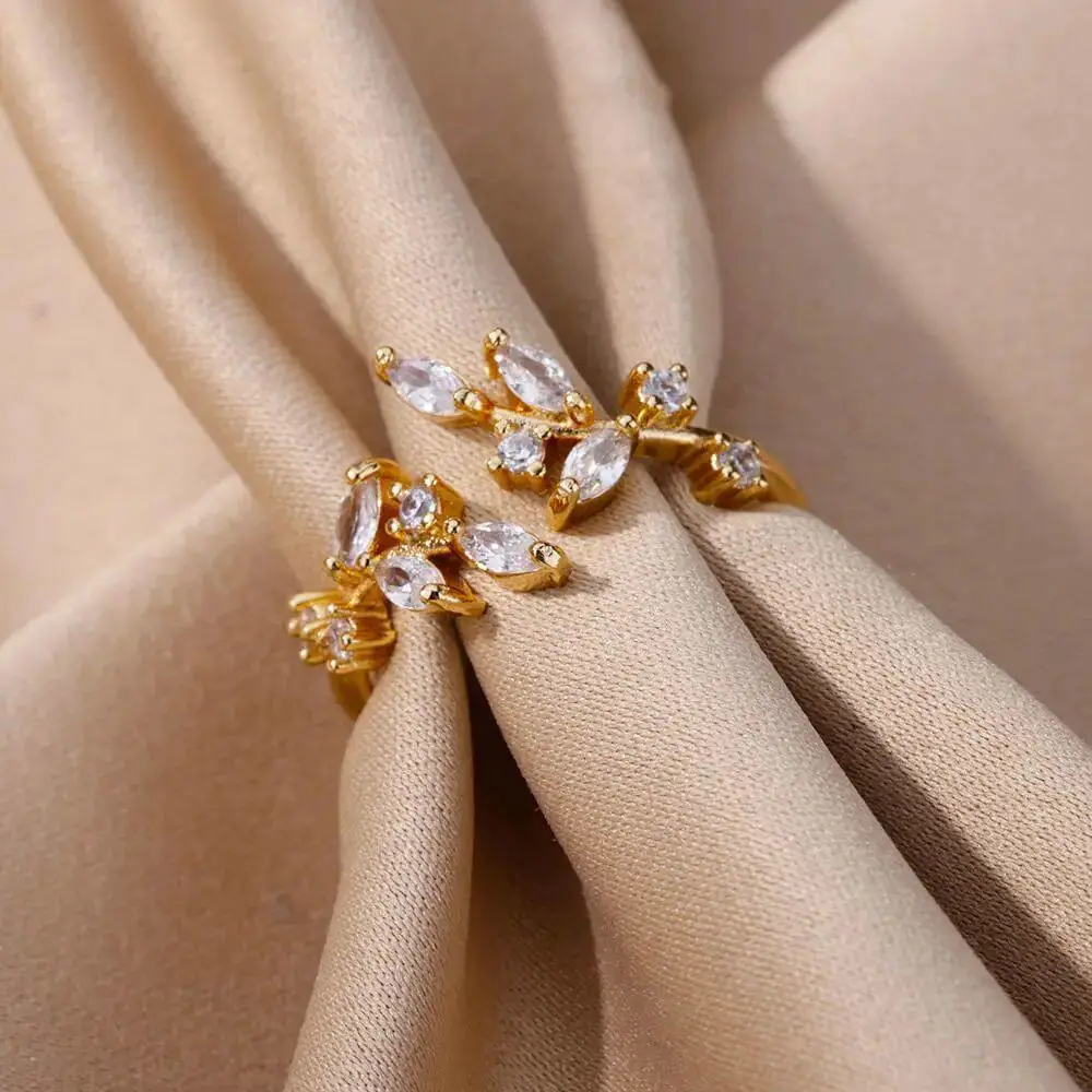 Adjustable Open Ring For Women Geometric Design
