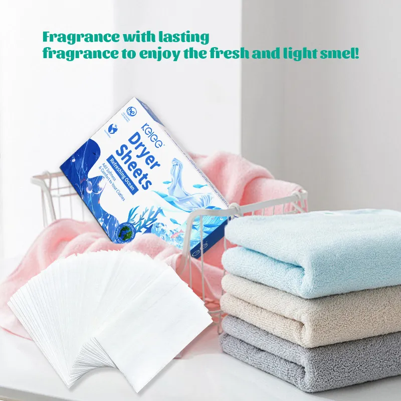 Eco-Friendly Scent Booster Sheets Long-Lasting 3-in-1 Softener  Anti-Static Strips