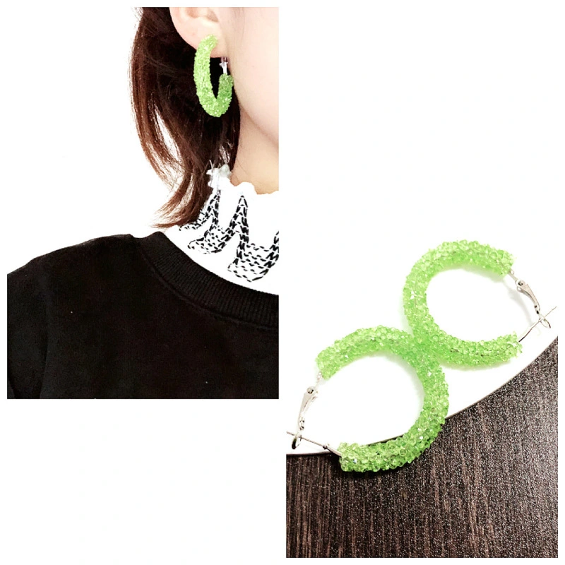 Soft Crystal Personalized Minimalist Womens Earrings