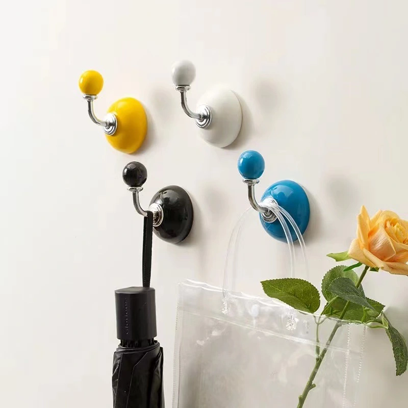 Creative Ceramic Coat Hook And Storage Rack