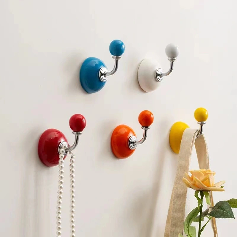 Creative Ceramic Coat Hook And Storage Rack