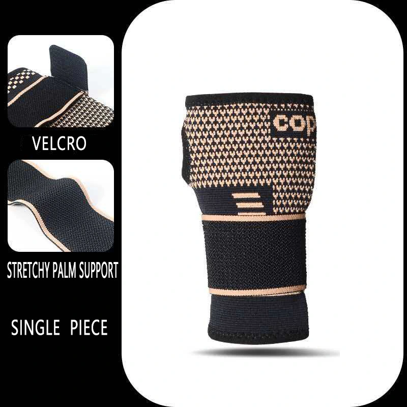Compression Weightlifting Wrist Guards Breathable Knitted Hand Wraps For Fitness And Wrist Support