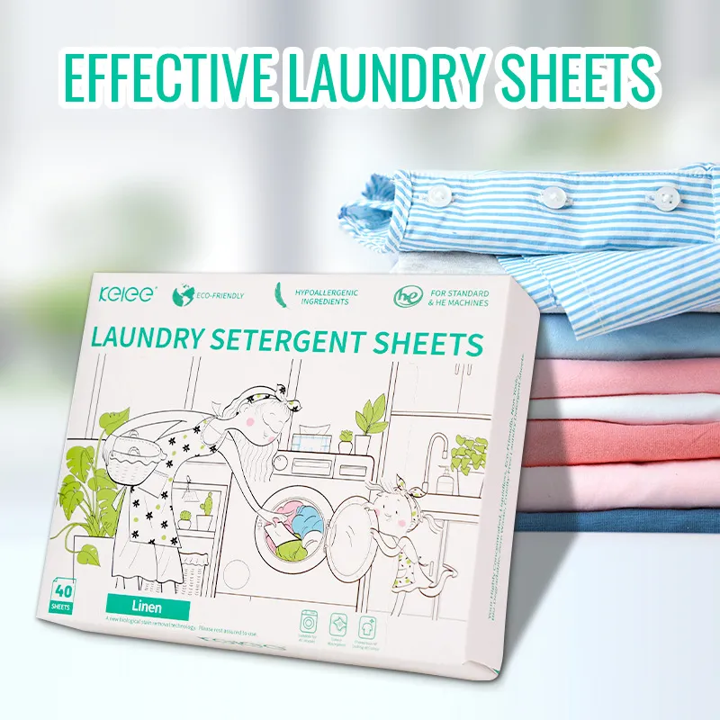 Ultra-Concentrated Portable Laundry Sheets