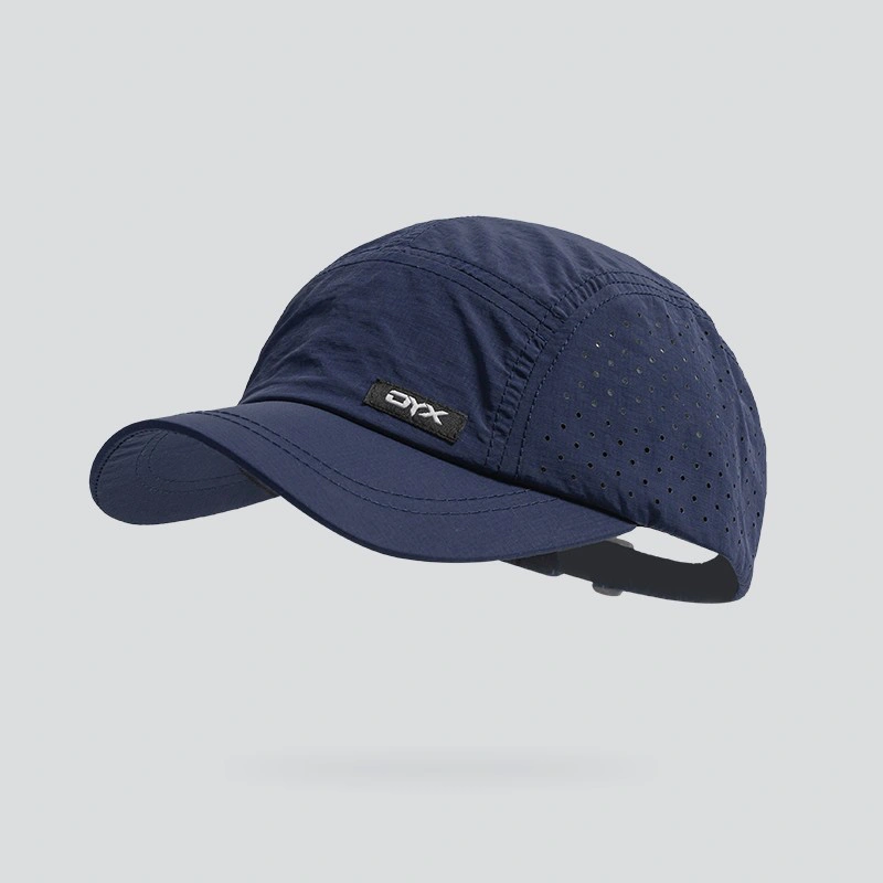 Summer Men's Quick-drying Multi-hole Breathable Adjustable Stylish And Simple Design Soft-top Baseball Cap Suitable For Outdoor Sun Protection And Hiking
