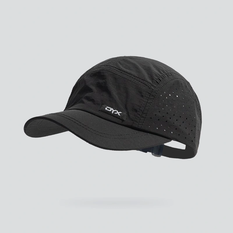 Summer Men's Quick-drying Multi-hole Breathable Adjustable Stylish And Simple Design Soft-top Baseball Cap Suitable For Outdoor Sun Protection And Hiking