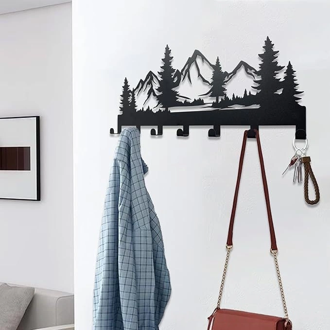 Metal Wrought-iron Entryway Key Rack