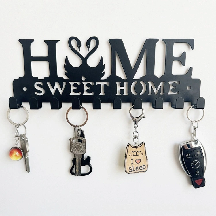 Metal Wrought-iron Entryway Key Rack