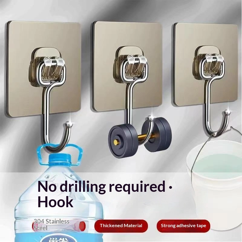 Powerful Adhesive Wall Hooksno Drilling Required Leave No Marks On The Wall