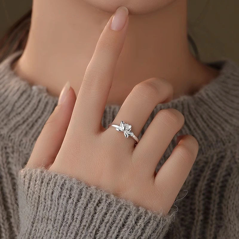 Niche Design Fresh And Minimalist Open Ring For The Index Finger