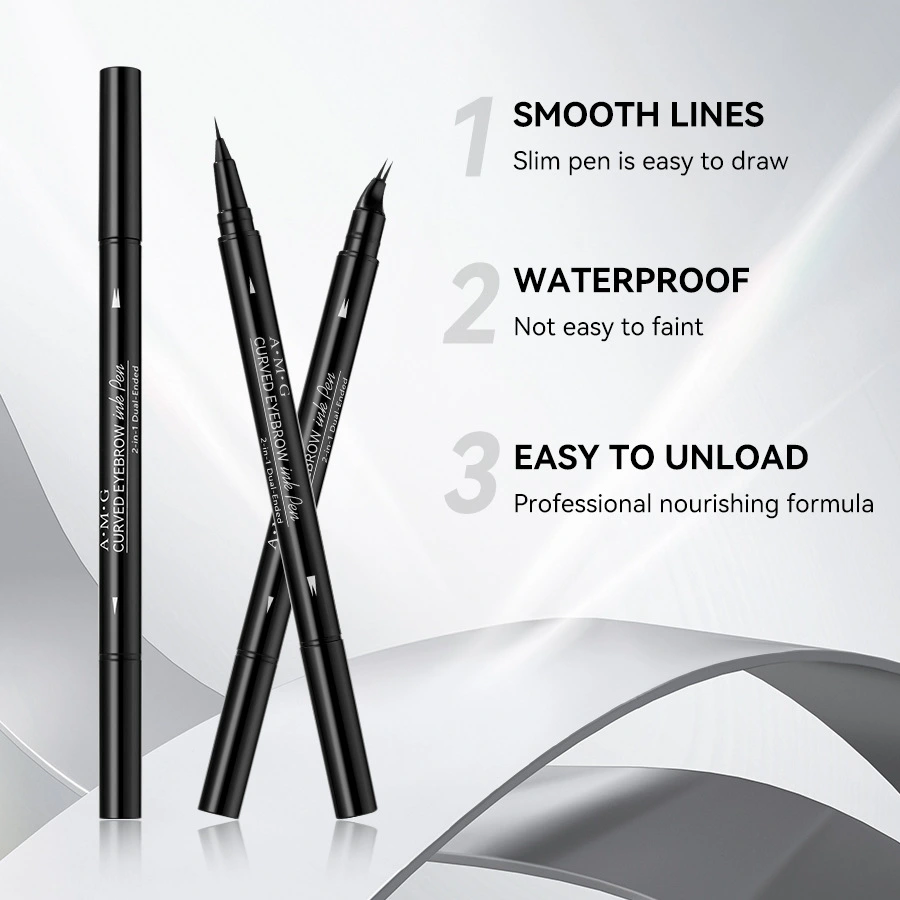Double-ended Brow Pencil And Eyeliner 2-in-1
