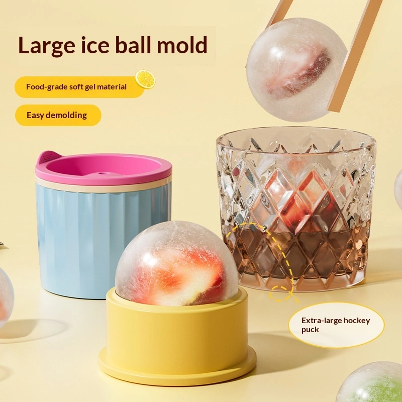 Ice Hockey Shaped Ice Mold Easy To Release Ice Cube Tray