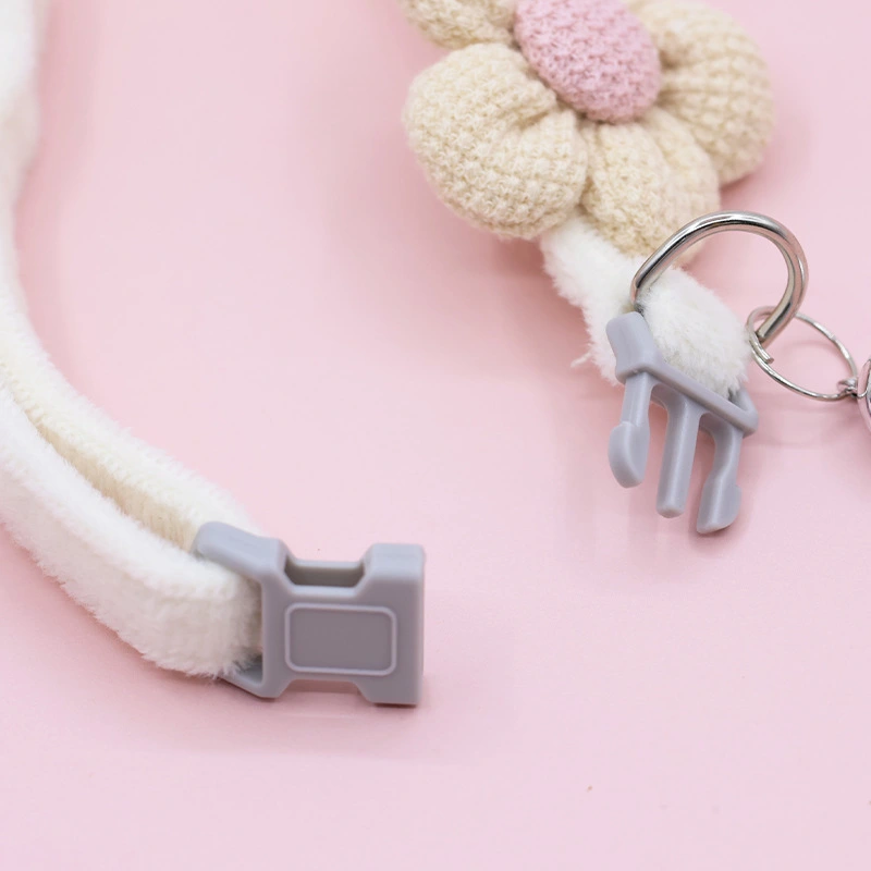 Cute Cartoon Flower Pet Collar And Leash