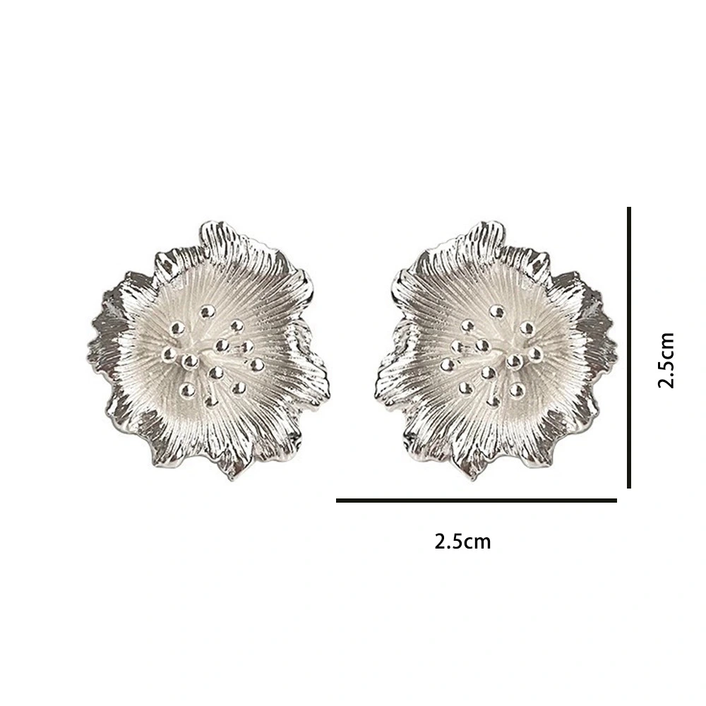 Alloy Personalized Flower Pistil High-End Floral Earrings