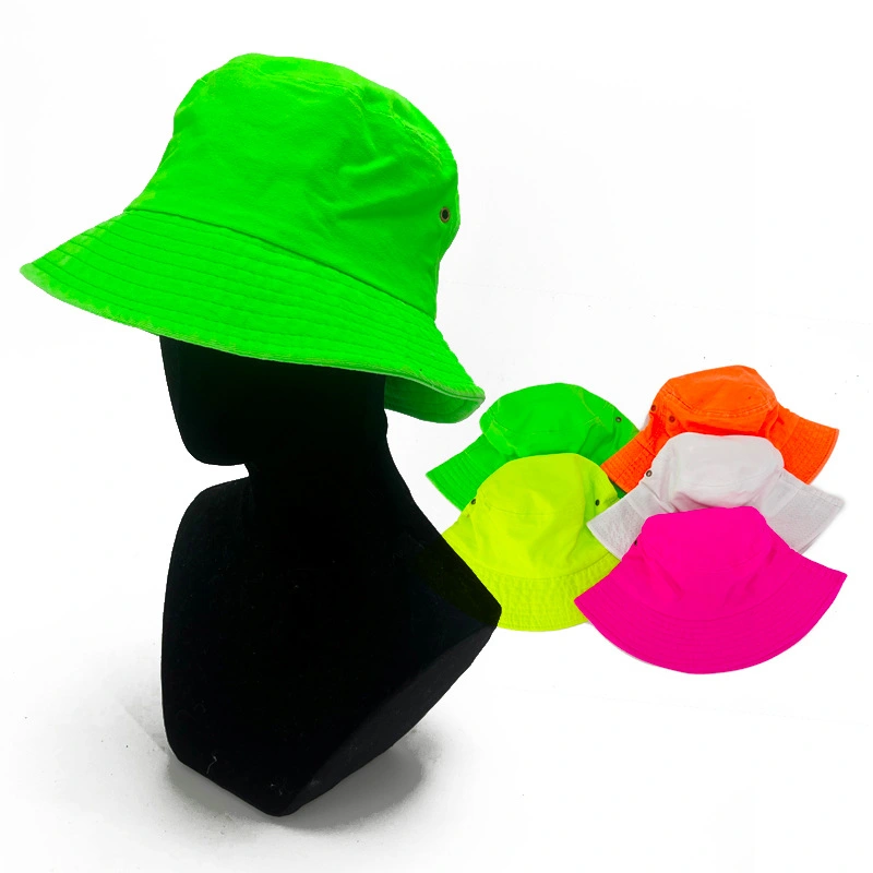 Embroidered Fluorescent Color Breathable Casual Hat Series