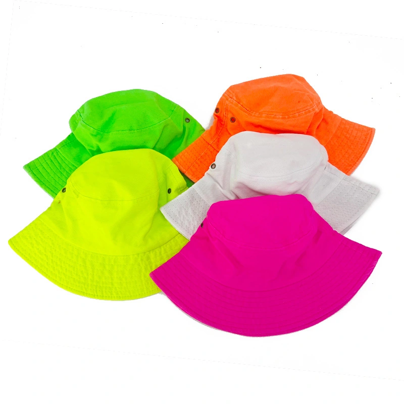 Embroidered Fluorescent Color Breathable Casual Hat Series