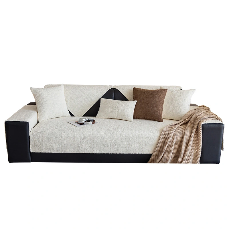 French-style Creamy Shaggy Sofa Cushion New Arrival All-Season