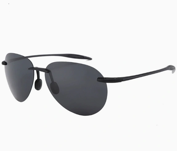 Ultra-light Rimless Retro Polarized Driving Sunglasses Fishing Glasses