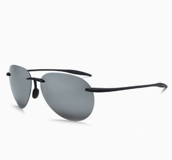 Ultra-light Rimless Retro Polarized Driving Sunglasses Fishing Glasses
