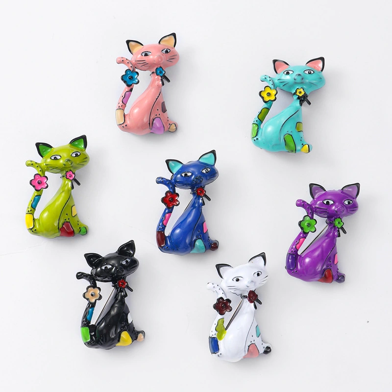 Alloy Oil-dropping Cute Animal Monkey Pin