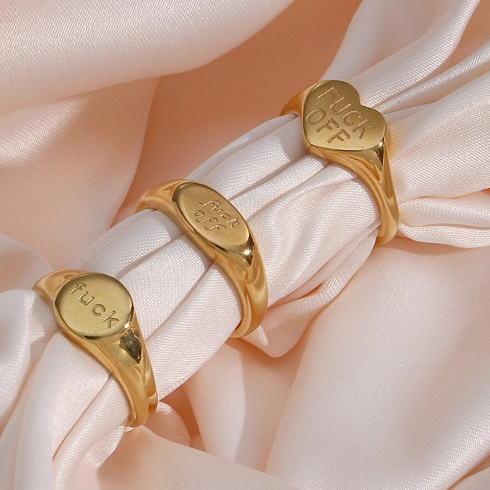 Electroplated Multi-Style Rings Womens Jewelry
