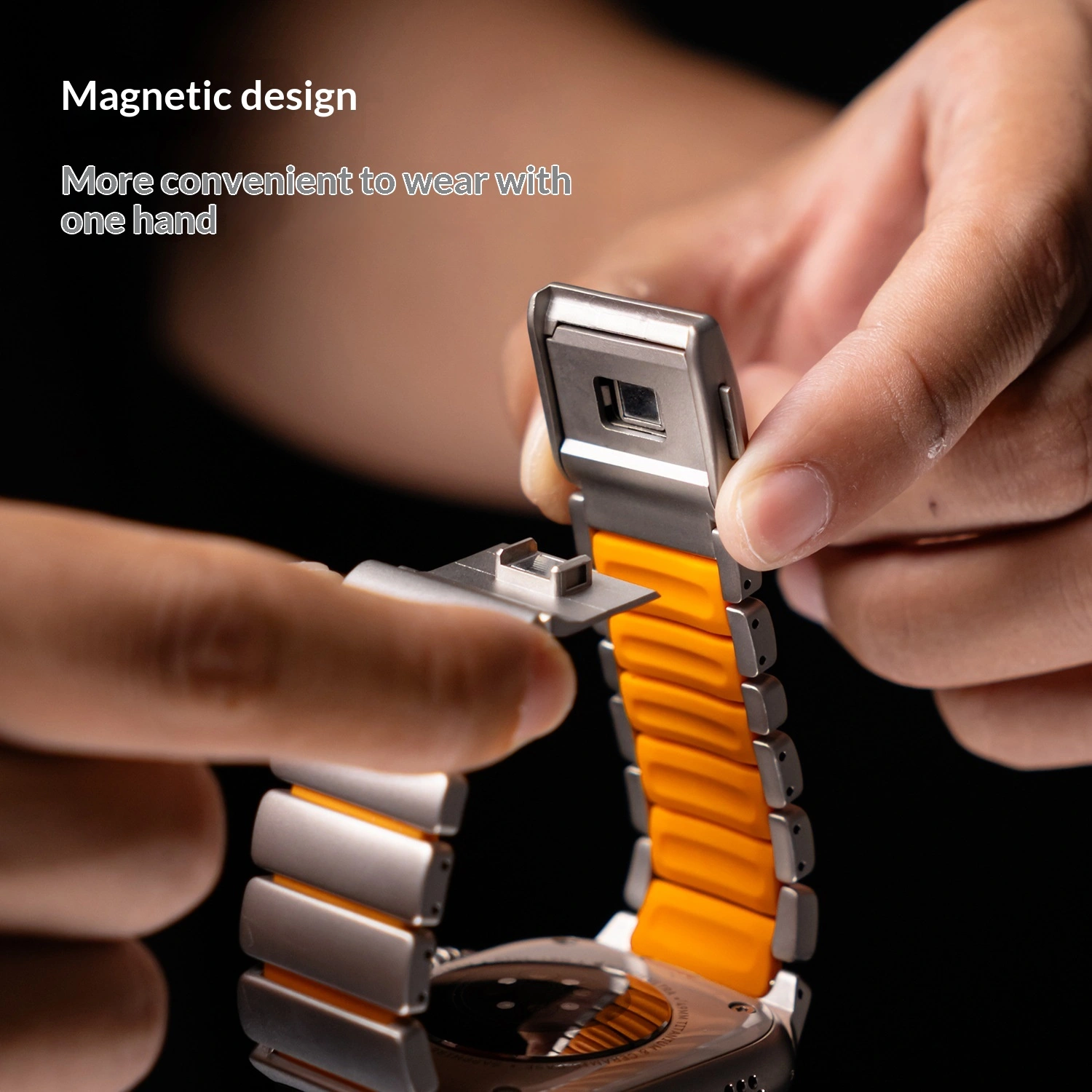 Titanium Norman Magnetic Clasp Ultra3 Watch Strap