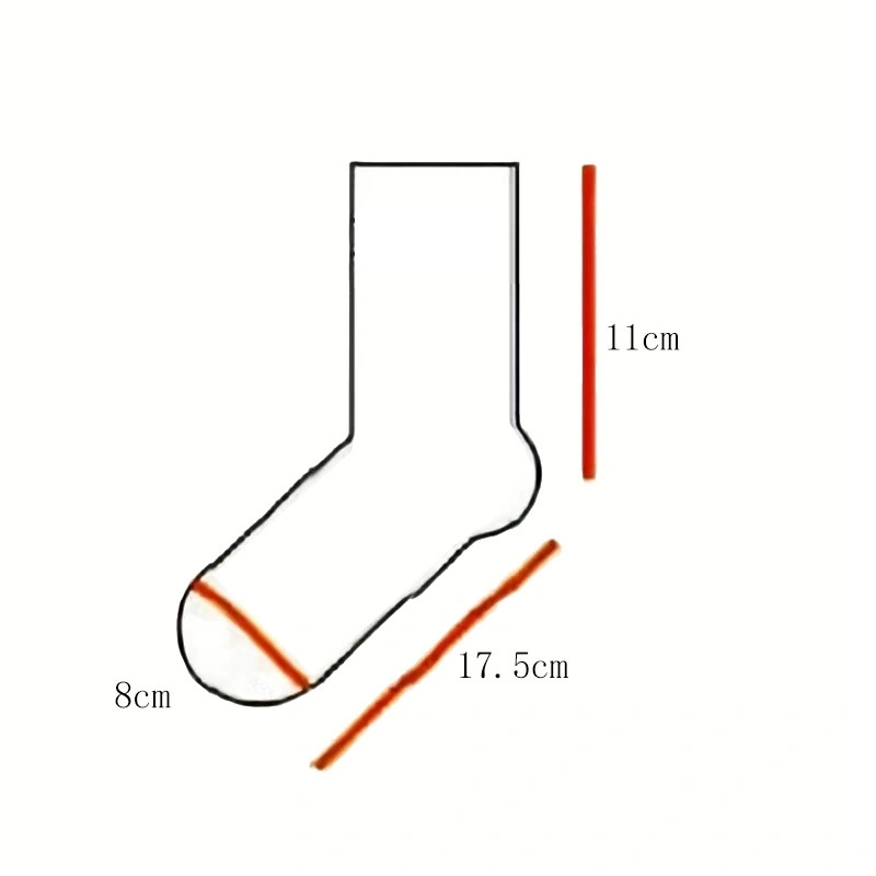 Men's Mid-Calf Socks AutumnWinter Tapered-Top Long Socks For Men