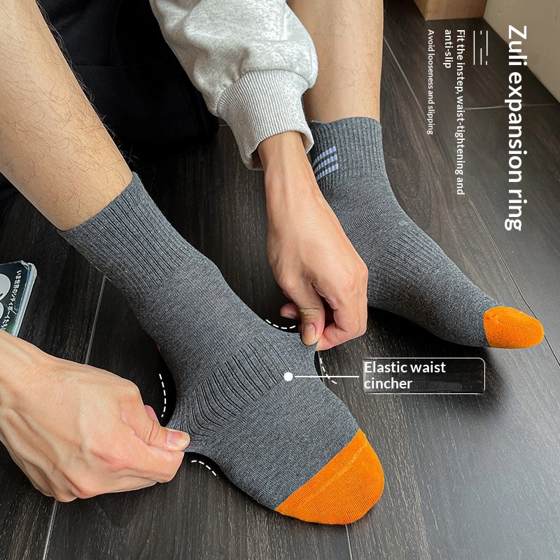 Men's Mid-Calf Socks AutumnWinter Tapered-Top Long Socks For Men