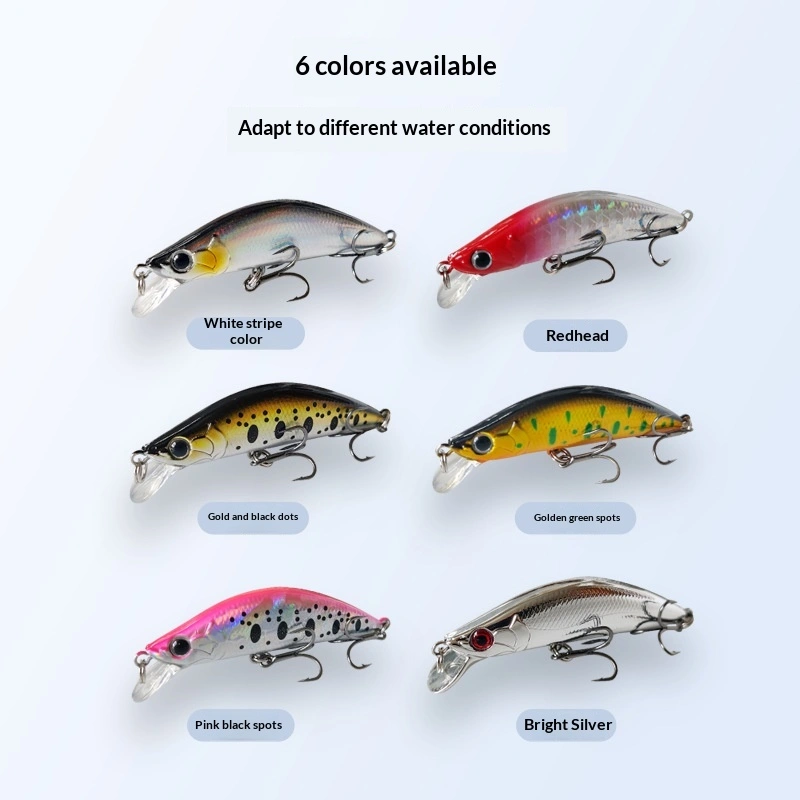 Twitching Sinking Micro Lure With A Single Hook Suitable For All Water Layers