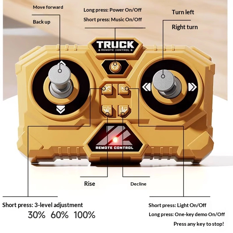 Alloy Remote-Controlled Engineering Vehicle Mini Forklift
