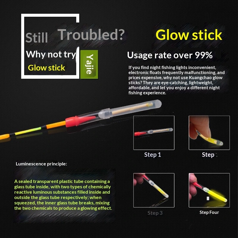 Outdoor Fishing Gear Bottled Night Fishing Glow Sticks
