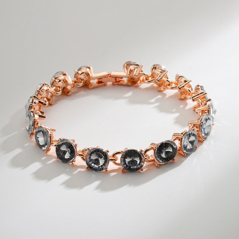 Blue Crystal Cool-Style Alloy Bracelet For Women