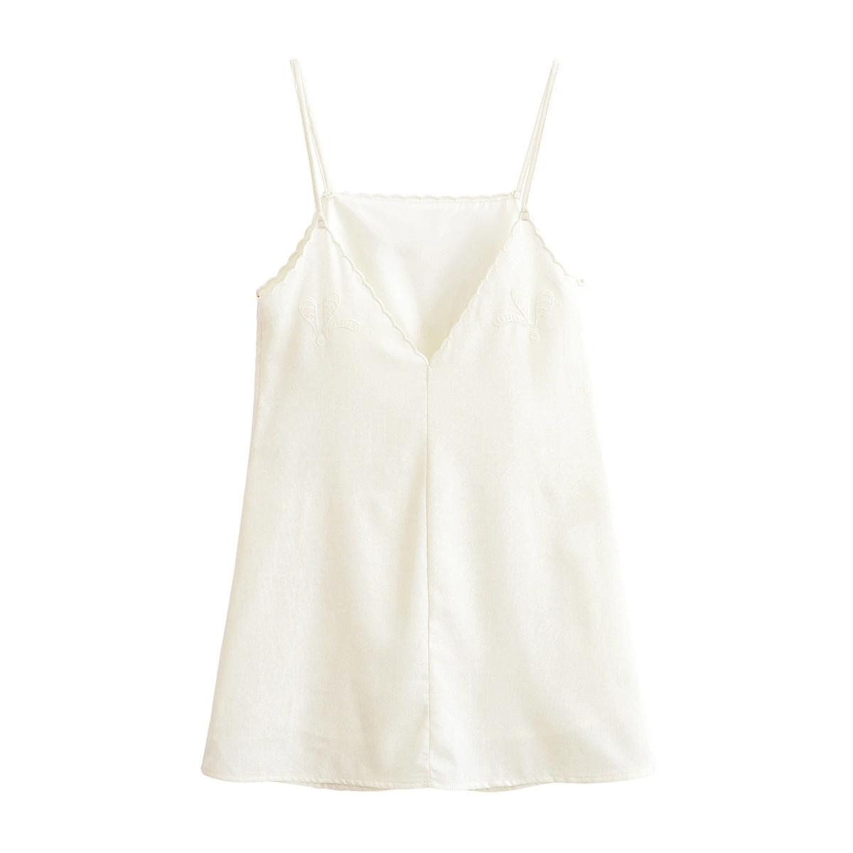 Fashionable All-Match Hollow-Out Embroidered Strap Dress