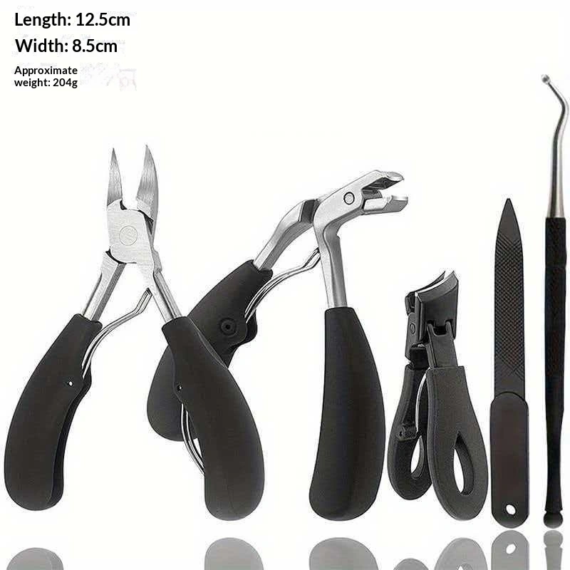 Edge-Sharpened Anti-Splash Nail Clipper Set Sundries