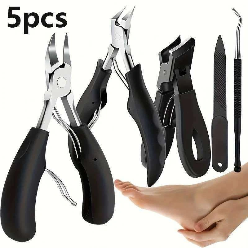 Edge-Sharpened Anti-Splash Nail Clipper Set Sundries
