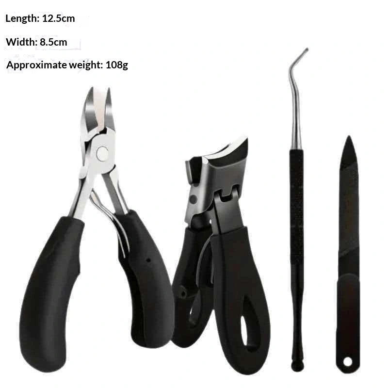 Edge-Sharpened Anti-Splash Nail Clipper Set Sundries