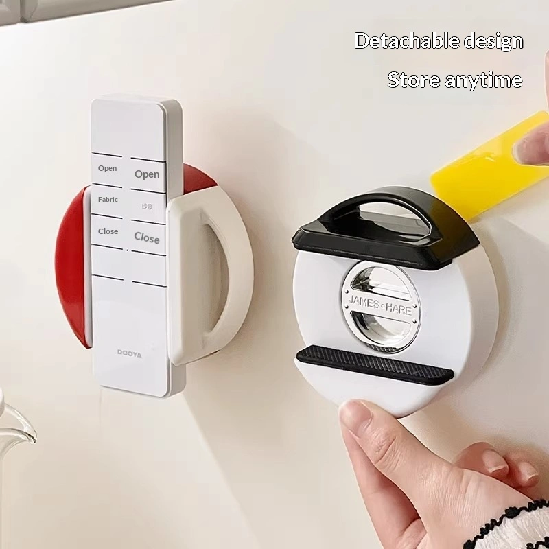 Punch-Free Wall-Mount Suction-Cup Power Strip Holder