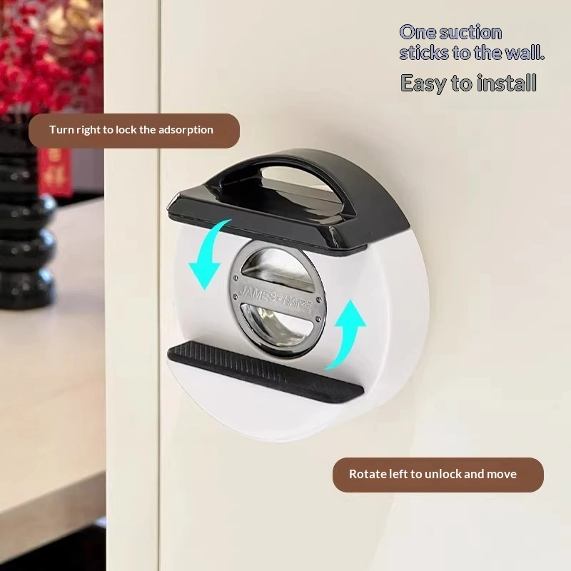 Punch-Free Wall-Mount Suction-Cup Power Strip Holder