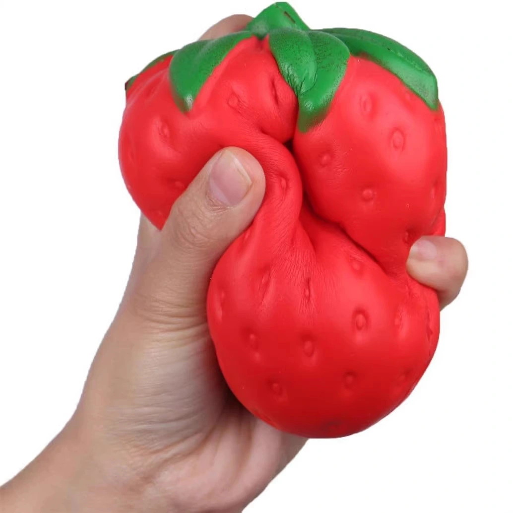 Slow-Rebound Fruit Strawberry Stress-Relief Toy