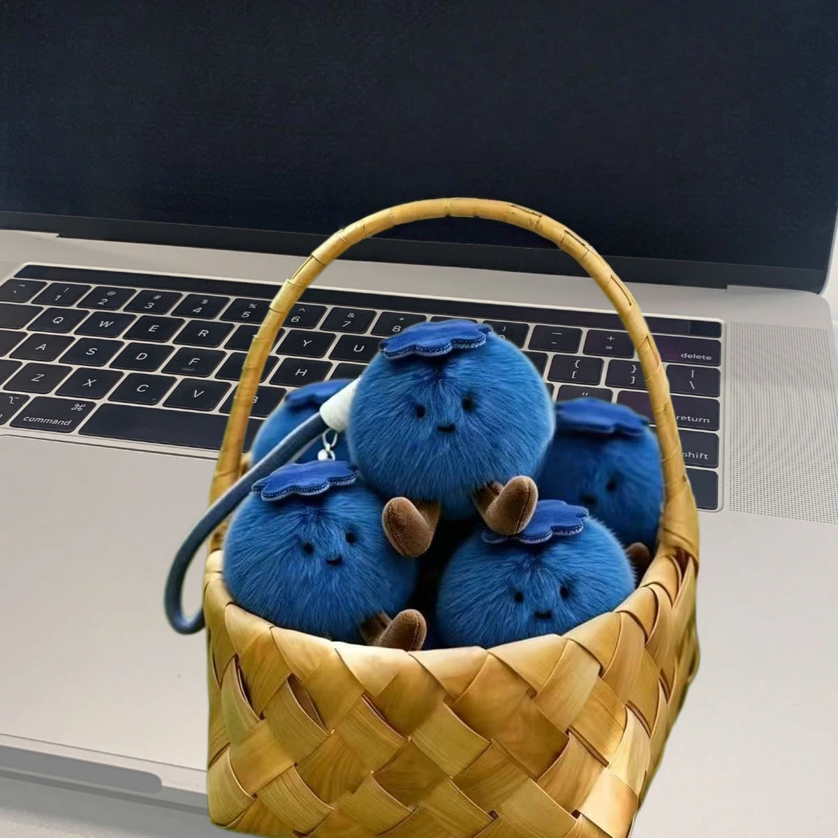 Blueberry Plush Toy Doll Ornament Bag Charm