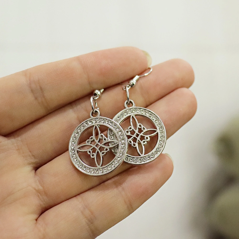 Light Luxury Zinc Alloy Earrings For Women