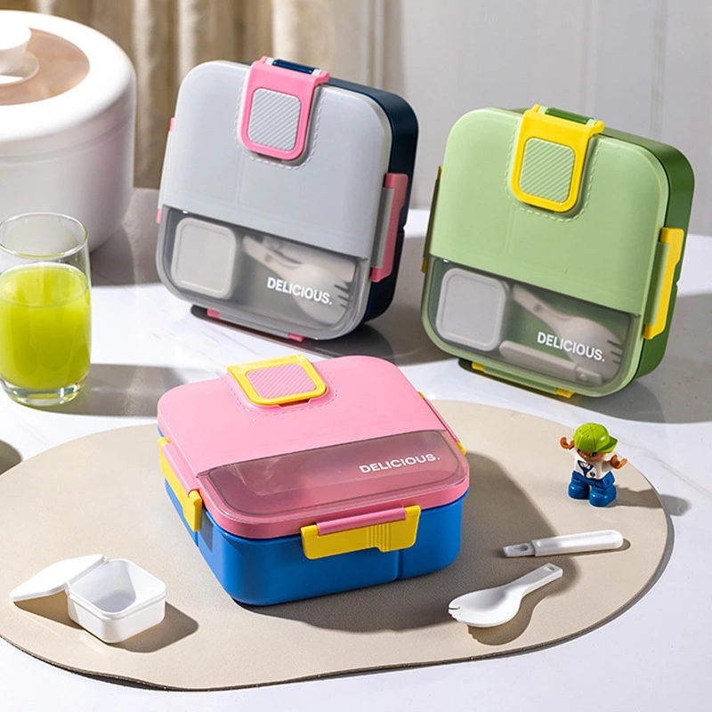 New Large-capacity Compartmentalized Lunch Box