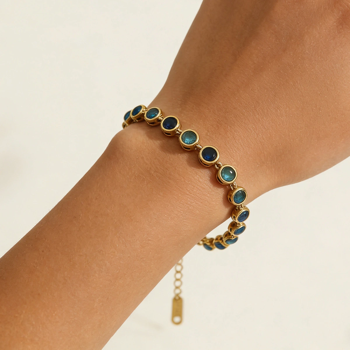 18K Gold Versatile Non-fading Round Bracelet