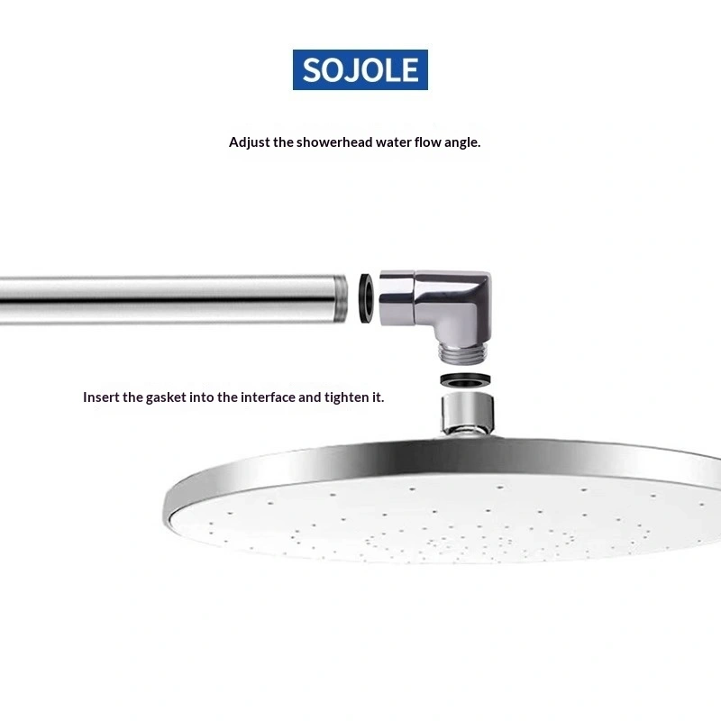 Bathroom Accessories Self-rotating Anti-tangle Showerhead Adapter