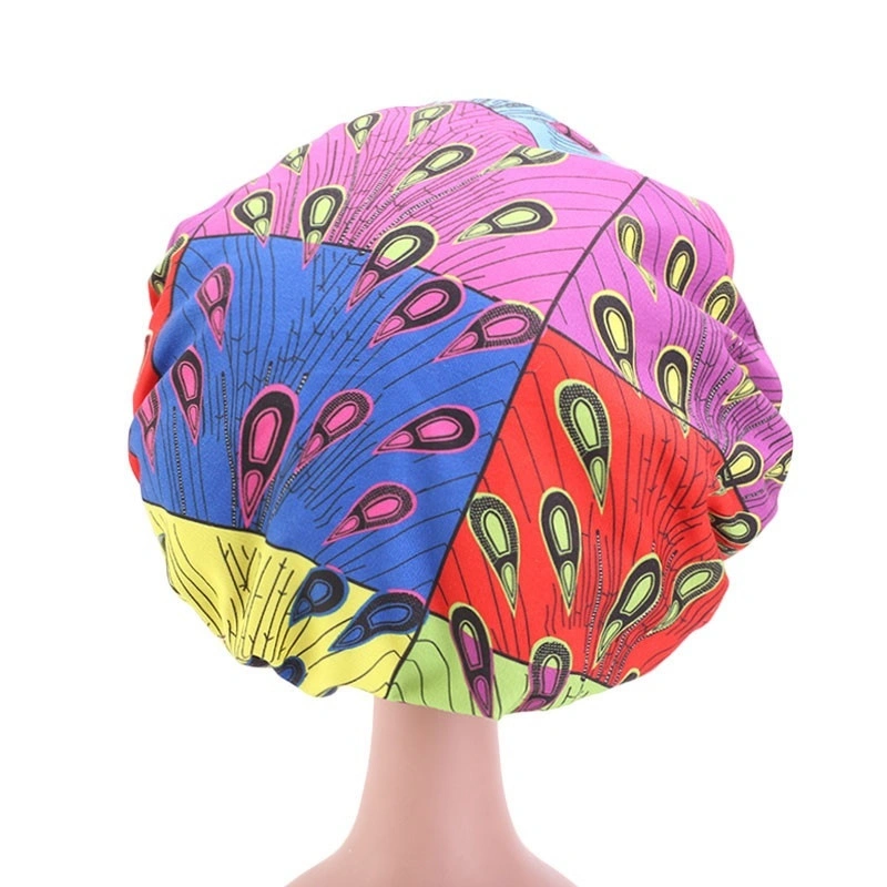 Printed Double Layer Round Hat