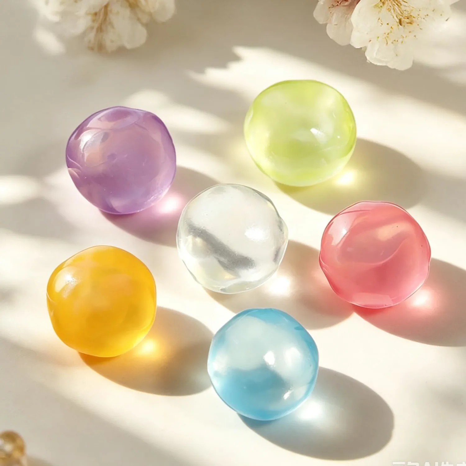 Coconut Oil Squishy, 2026 New Non-Rebounding Coconut Oil Stress Ball, Moldable Sensory Slow Rising Dumpling Squishies Squeeze for Anxiety Stress Relief (Purple)